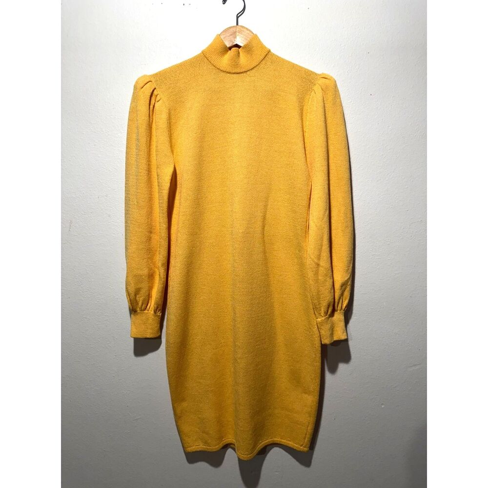 ST. John by Marie Gray dress Santana knit butter yellow spring summer women 6